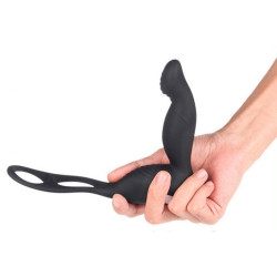 FUKR Plug avec Cockring Langer P-Spot 10 x 3 cm